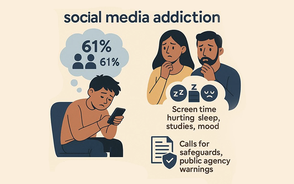 Parents Concerned on Kids Social Media Addiction