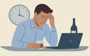 Work Suffers Due to Drinking Addiction