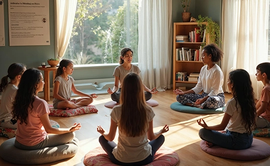 Yoga, Mindfulness and Meditation Sessions at Rehabilitation Centre in Sikkim