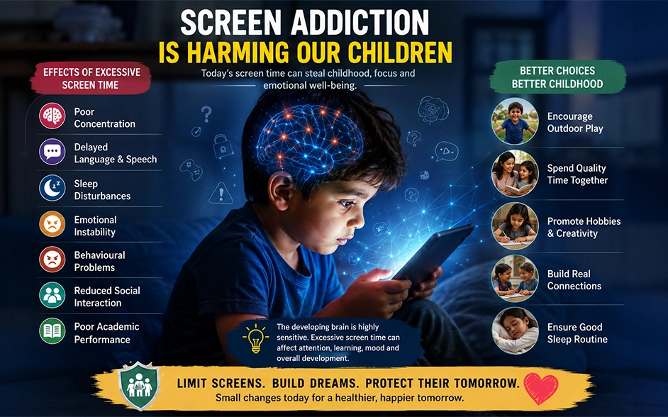 Screen Addiction is Harming Children