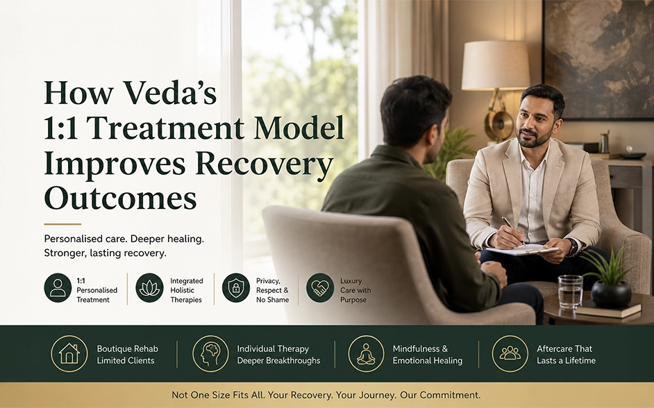 Veda Rehab Centre 1:1 Treatment Model for Better Recovery