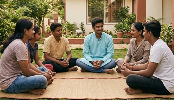 Emotional support for family members themselves as part of Veda's family therapy programme